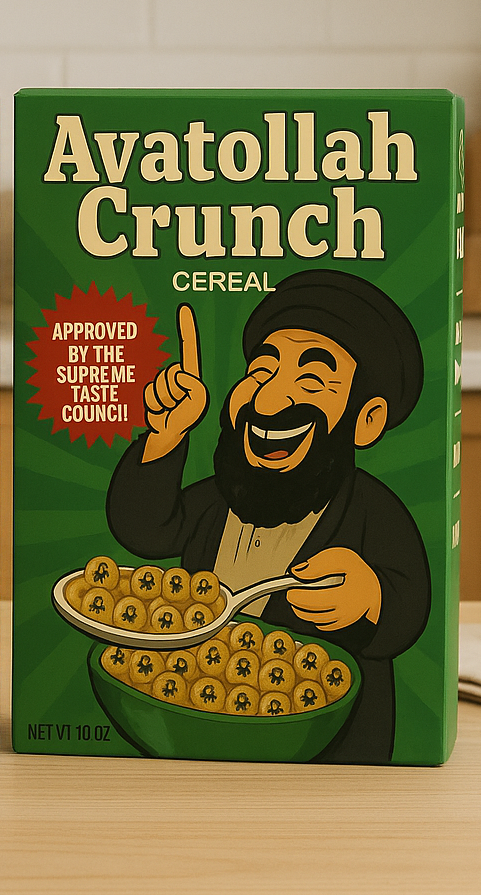 Ayatollah Crunch in a real kitchen setting